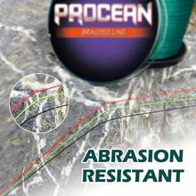 PE 4 8 Strands Braided Fishing Line, 6 - 300 LB Sensitive Braided Lines, Performance And Cost - Effective - Black + 15LB(6.8Kg)0.18mm-328Yds - View 5