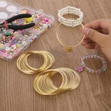 100pcs 0.6mm Memory Wire For Jewelry Making, Suitable For Bracelets, Necklaces, DIY Crafts And Jewelry Creation - Multicolor - View 8
