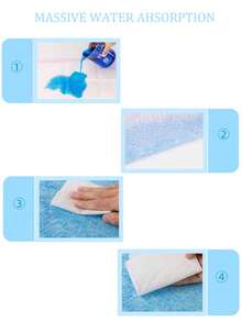 100-Count Dog Pee Pads, Deodorizing Absorbent Pads, Pet Pee Pads, Non-Backflow Cat Pee Pads, Pet Sanitary Pads; Pet Training Pads, Dog Training Pads, High-Absorbency Pads, Leak-Proof Pads, Toilet Training Supplies For Dogs And Cats - Pink - View 7