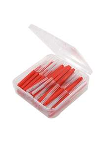 50 Unidades de Cepillos Interdentales con Estuche, Herramienta de Higiene Oral que Retira Mejor los Alimentos y la Placa para el Cuidado de la Salud - Multicolor - Ver 10