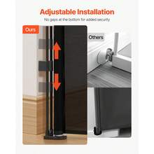 Baby Protection Gate - Schwarz 55 Zoll Teleskop 33 Zoll - View 3