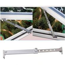 XISH Soporte de Viento para Ventana Abatible Bisagra de Aleación de Aluminio con Tornillos Incluidos Pivote Deslizante Ajustable para Mayor Estabilidad y  en Ventanas - tipo 02 - Ver 5