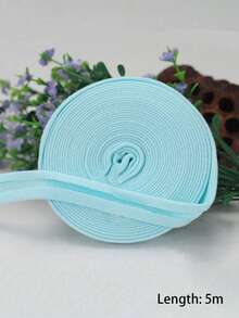 10码预折叠斜纹滚边条，适用于缝纫、折叠松紧带、工艺品和家居装饰，用途广泛，可用作布料边缘装饰和服装点缀、缝纫饰边、工艺用品，质地光滑，适合DIY项目 - 多色 - 查看 15