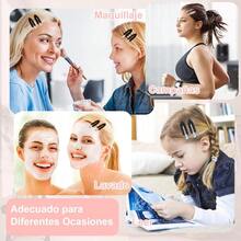 Hair Clips - 15Negro10Blanco5Rosa - View 4
