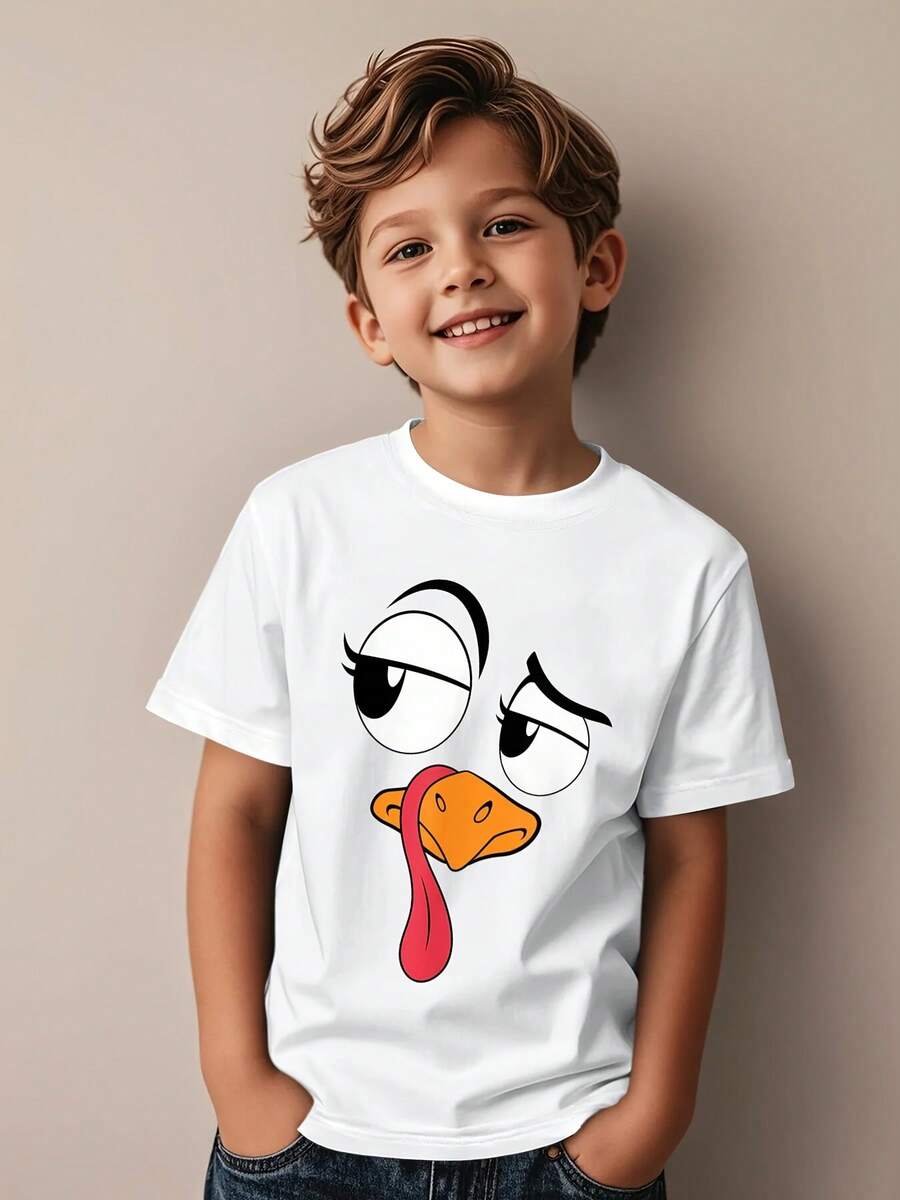 Young Boys T-Shirts - 白色 - 查看 1