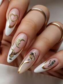 5D Relief Easter Cartoon Rabbit Nail Art Sticker - With Self-Adhesive DIY Nail Sticker With Rabbit, Flower, And Bear Patterns, Suitable For Easter Nail Festival Nail Accessories - Multicolor - View 6