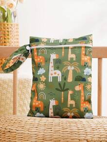 1个迷你干湿两用袋，带提手泳衣袋 - 彩色 - 查看 9