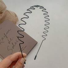 Matte Black Unisex Sports Headband, Versatile And Practical, Suitable For Outdoor Use, Face Washing, Hair Styling, And As A Hair Accessory For Both Men And Women - Black - View 19