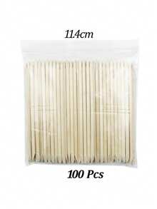 65mm/75mm/95mm/105mm/11.4mm/12.7mm/15mm/17.8mm 橙木棒，点钻美甲工具，角质层推棒，美甲美容木棒，尖头和斜头 - 杏色 - 查看 19