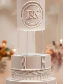 1个亚克力蛋糕展示架，圆形蛋糕架，适用于甜品桌，透明纸杯蛋糕架，适用于生日派对、婚礼活动蛋糕、糕点、糖果和披萨展示