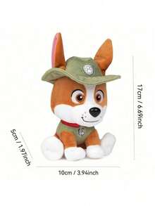 Spin Master 汪汪队立大功主题毛绒玩具，6英寸毛绒动物，包含Chase/Rocky/Skye/Tracker/Everest//Liberty/Zuma/Rubble等角色，可爱毛绒玩具，适合3岁及以上儿童 - B - 查看 9