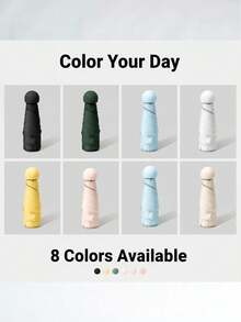 1把迷你折叠伞 时尚折叠伞 防风防晒伞 单手开合伞 便携式口袋伞 - 防散线，手动开合，轻便防风，适合阴雨天，时尚伞，适合日常使用，现代伞 - 多色 - 查看 2