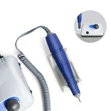 Motor Lixadeira Strong 40.000RPM Unha Gel e Podologia Profissional 280gf 65W - Cinza Claro - Visão 8