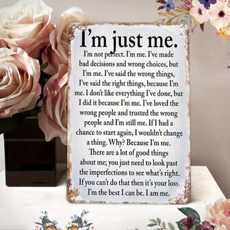 1 pieza, Letrero de metal vintage sarcástico, Decoración de placa vintage, Placa colgante, Letrero mental, Decoración de pared de placa, Decoración de pared/habitación/hogar/restaurante/bar/cafetería/puerta/patio