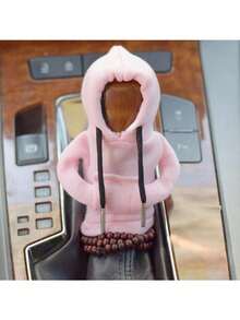 Plush Car Gear Shift Knob Cover, Soft & Comfortable Winter Gear Shift Protector Sleeve, Suitable For Manual & Automatic Transmission Vehicles, Warm & Cozy Plush Material Design, Decorative Interior Accessory, Protects Gear Shift From Wear, Ideal For Daily Commute & Long Trips, Fashionable Winter Car Accessory, Fits All Drivers