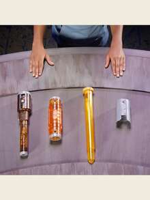 Hasbro 星球大战光剑（乔尔·方达绝地武士款）| 官方授权，ABS塑料材质，配件齐全，圣诞节/生日礼物，带声光效果的可伸缩收藏玩具，星球大战 - 彩色 - 查看 8