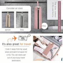 Túi đựng máy uốn tóc chịu nhiệt/Hộp đựng dụng cụ tạo kiểu tóc. Túi treo chịu nhiệt chuyên dụng cho máy duỗi tóc nữ. Chịu nhiệt lên đến 300°C, có chức năng treo để cất giữ dụng cụ tạo kiểu tóc. - Nhiều màu - Xem 4
