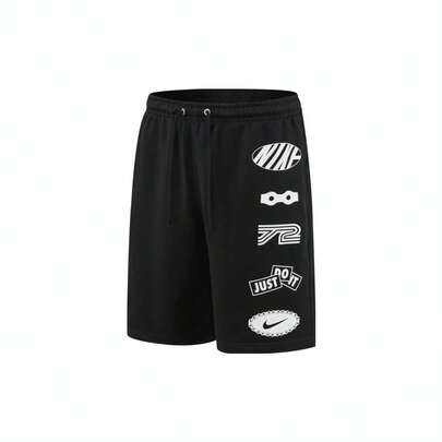 Nike Pantalones cortos de punto IB8254-010 AS M NK CLUB MOTO SHORT 9IN para hombres