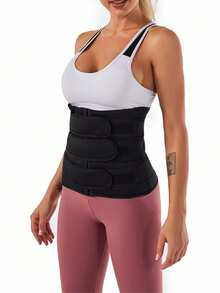 1pc,Women's Slimming Waist Belt - Tummy Control And Sweat Sauna Technology For Enhanced Workouts - Multicolor - View 4