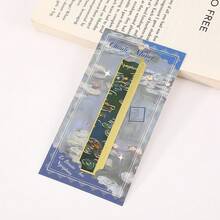 AHLGCAFT 金属书签，梵高和莫奈绘画主题书签，艺术与美学，送给作家和老师朋友的礼物，适合爱书人学校用品，返校 - 均碼 - 查看 18