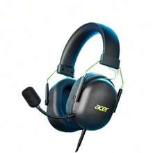 Acer OHW200 Wired Gaming Headset, USB 7.1, Surround Sound For Precise Sound Positioning, Detachable Microphone For Convenient Storage, High-Definition Audio Recording + Stereo Sound Effects, Seamless Switching Between Computer Use, Office Work, And Gaming, Black - Black - View 6