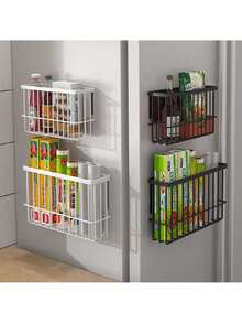 磁性侧边洗衣收纳架，适用于洗衣房、浴室、前置式洗衣机侧面