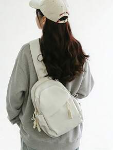 Myco 轻便商务休闲小号斜挎包，休闲字母图案，适合少女、女性、大学生、年轻职业人士和上班族日常使用，完美适用于办公室、校园、工作、商务、通勤、户外活动、旅行、徒步等场合，也是冬季、万圣节和圣诞节的理想礼物。