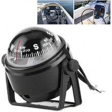 Brújula LED para Barco, 12V LED Sea Marine Electrónica Brújula Digital Montaje en Tablero Empotrado Barco Yate Navegación Brújula ABS para Vela,36772366 - Multicolor - Ver 5