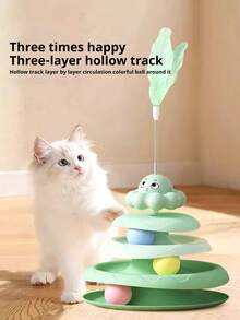 5/10/15/20/25pcs Cat Toys Set - Bells, Balls, Sisal Scratching Posts, Interactive Wands, Catnip Toys, Pet Supplies, Birthday/Holiday Gifts - Multicolor - View 5