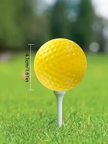 1/5/10 pezzi Palline da golf per allenamento, palline sportive, palline cave per allenamento, adatte per pratica di golf, sport all'aperto, omaggi e regali - Multicolore - Visualizzare 5