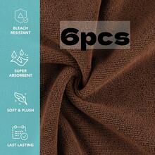 6/12/24Pack Makeup Remover Cloths, 12 X 12 Inch Makeup Towels Soft Microfiber Face Towels, Reusable Makeup Remover Cloths For All Skin Types, Gentle And Effective Facial Washing Experience