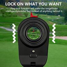 Golf Rangefinder With Slope, 1200 Yards Laser Range Finder Golfing, 7X Magnification, Flag Pole Locking Vibration, Rechargeable Range Finders With Magnet Stripe, Christmas, New Year, Father's Day, Teacher's Day, Grandfather's Day, Grandmother's Day, Idea Gift - Multicolor - View 7