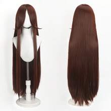 YEWELL 40-Inch Wig, Available In Gold, Red, Pink, Black, White, Gray, Ginger, Extra Long Straight With Bangs, Suitable For Women, Made Of Heat-Resistant Synthetic Fiber, Ombre Wig, Cosplay Wig, Colorful Wig For Party, Halloween, Christmas, Alipearl Wig, Affordable Wig