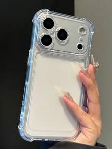 1个透明加厚防摔全包覆TPU手机壳，摄像头凸起设计，兼容 17/17 Pro Max/17 Pro/AIR/16/16 Pro/16 Plus/15/15 Pro Max/15 Pro/11/12/13/14 Pro Max/11 Pro/11 Pro Max/12 Pro/12 Pro Max/13 Pro/13 Pro Max/14 Pro/14 Pro Max，柔软外壳，高端创意设计 - 無色 - 查看 2