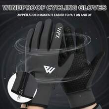 WESTWOOD FOX Guantes de invierno para pantalla táctil, antideslizantes, cálidos, resistentes al viento, térmicos, para hombres y mujeres, conducir - Gris - Ver 8