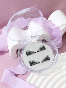 Eid Magnetic Eyelashes With 1 Pair Half Lashes Magnetic Eyelash Natural Long Suitable For Daily Wear, Convenient To Wear - Natural Lashes - View 2