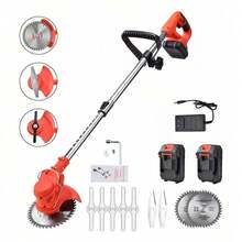 Desbrozadora Inalámbrico Electrica Podadora Portátil Cesped De Baterias 21v - Multicolor - Ver 3