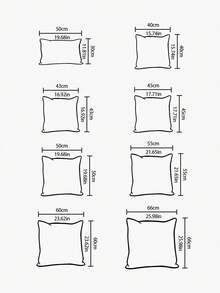 1 funda de cojín decorativa con cremallera invisible, sin relleno, adecuada para la decoración de la sala de estar, el comedor y el dormitorio, con textura similar al lino, estilo minimalista - Multicolor - Ver 3