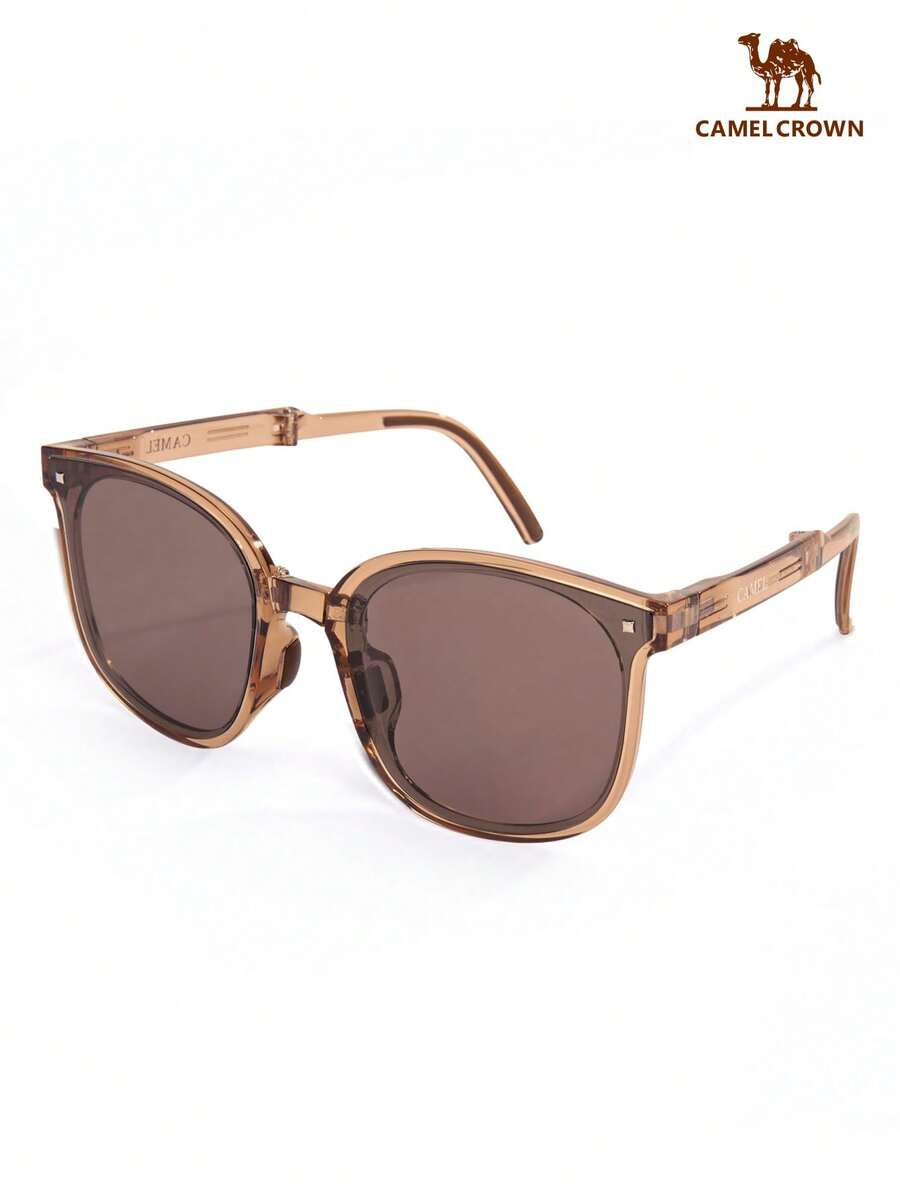 CAMEL CROWN Women's Outdoor Polarized Foldable UV Protection Glasses - Iced Coconut Palm - View 1