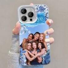 Funda de Teléfono Hot Group Music K-KATSEYE para 17,16,15,14,13,12,11,Pro,Max,Plus, Cubierta Mate Blanca a Prueba de Golpes - z7 - Ver 13