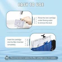 12 Packs Small Filters Cartridges Compatible With Aqueon Small Carbon Cartridge Compatible With Aqueon QuietFlow E Internal Power 10 And 1/2.5/5 Gallon Minibow Aquarium Filters - S-12pack - View 6