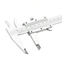 1pc Stainless Steel Vernier Caliper, Precision Measuring Tool For DIY Projects, Battery-Free - Silver - View 3