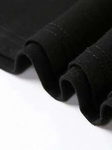 Recaro Aircraft Seating Logo Men Fashion Graphic T-Shirt Men's Women's Casual Short Sleeve Crew Neck Cotton Tee Unisex Fashion - 黑色 - 查看 5