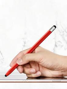 Dual Head Capacitive Pen, Touch Pen, Rubber Head, Touch Tablet, Mobile Phone Dual-Use Pen