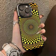 Hermosa Funda de Teléfono con Patrón 3D de Arte Colorido Electrochapado para iPhone 17 16 15 14 12 11 XS XR XPlus Pro Max - Diseño Creativo de Moda, Regalo Unisex para Amigos, Familia, Novio, Novia, Funda Protectora Antigolpes de Cobertura Completa, Accesorios Móviles! 27 - Negro - Ver 5