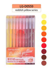 languo 9/27/207 Colorful Gel Pens, Smooth Writing, 0.6mm Tip, Suitable For Drawing, Notebooks, Greeting Cards, Christmas & New Year Gifts, Basic Learning Supplies, Office Stationery And Holiday Stationery - Multicolor - View 26