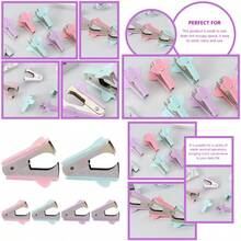 XISH Homoyoyo 6 piezas Kit Quita Grapas Portátil Pastel Mini Herramienta para Remover Grapas de Oficina de Usar y Ligera para Escuela y Trabajo - como en la foto - Ver 8