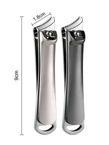 ANDVICTORY 1pc Nail Clipper Slanted Curved Blade Toe Nail Clippers For Ingrown Toenails Fingernail Stainless Steel Toenail Cutter Angled Nail Clippers