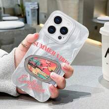 Basic Phone Cases - IMD Feather Shell (Half-layer) Summer Vibes White - View 6