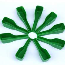 5pcs Attract More Birds To Your Garden With This Durable Green Bird Feeder Spoon! - Green Spoons * 5pcs - View 5